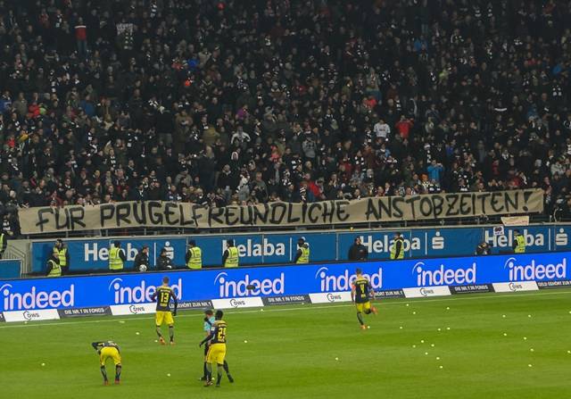 eintracht fans protest