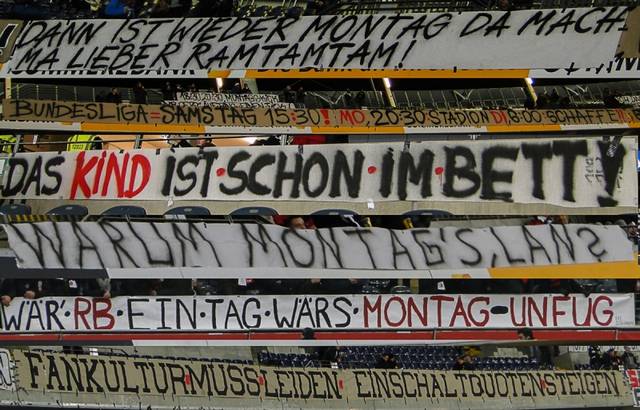 eintracht fans protest