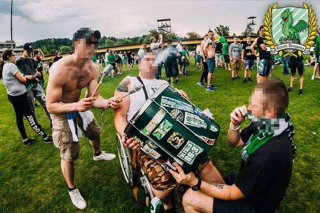 olimpija ljubljana celebration 1